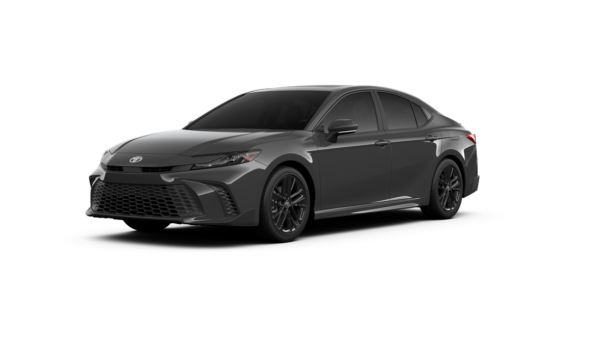 2026 Toyota Camry SE in Underground — front three-quarter view