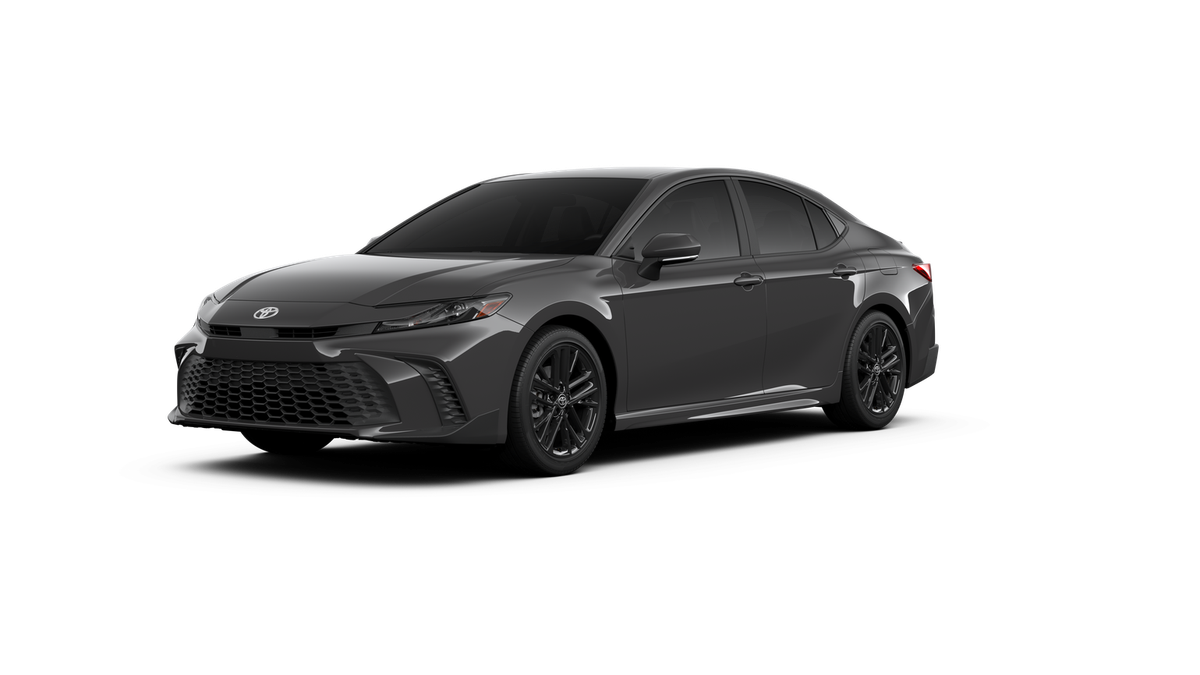 2026 Toyota Camry SE in Underground — front three-quarter view