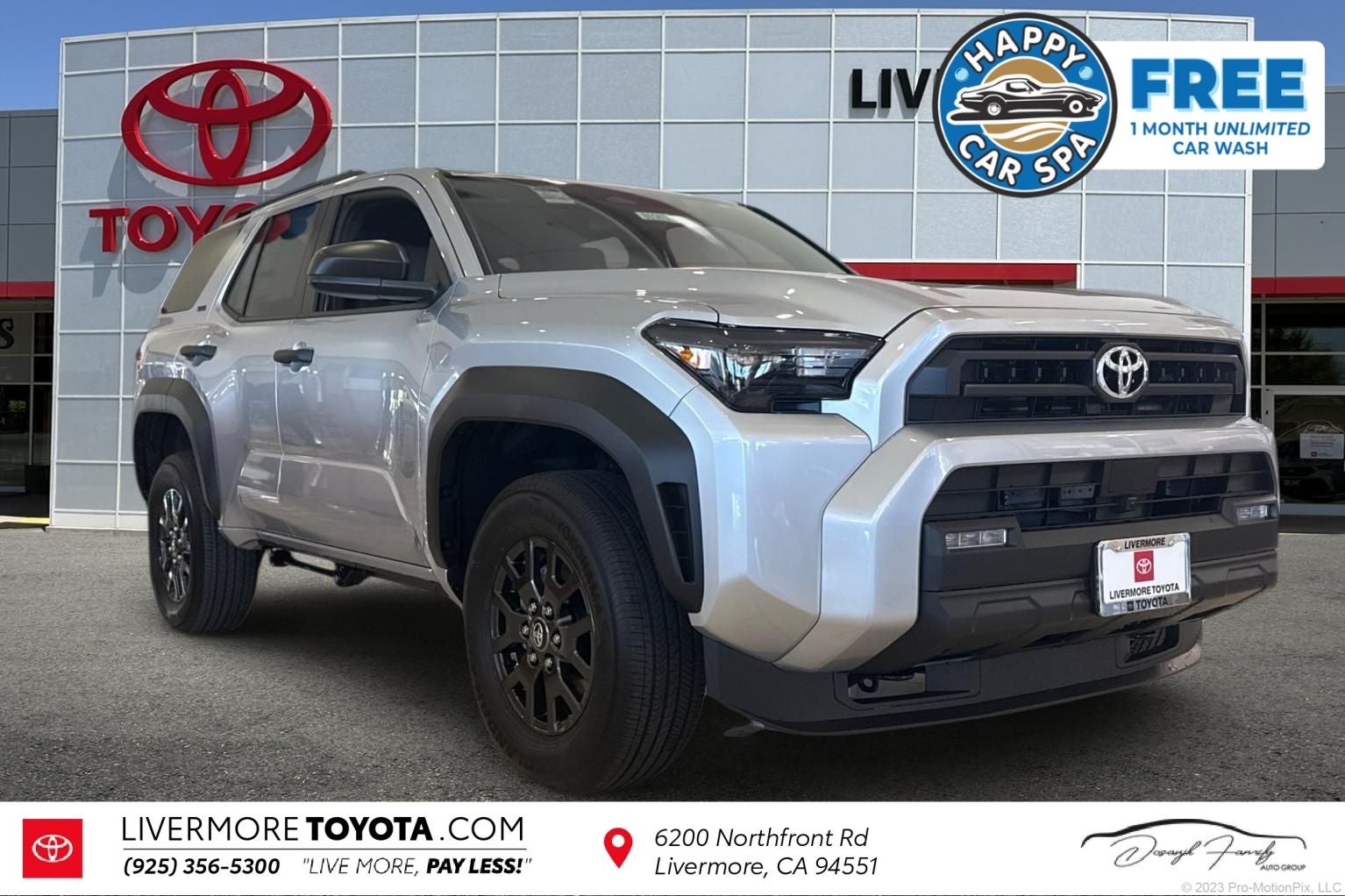 2026 Toyota 4Runner SR5 in Cutting Edge — front three-quarter view