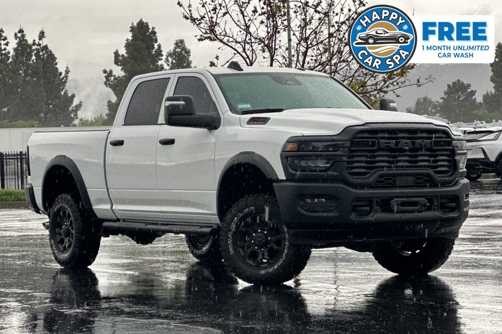 2026 RAM 2500 Tradesman in Bright White Clearcoat — front three-quarter view